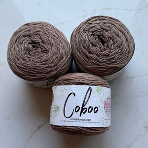 Lion Brand Caboo 3 skeins Taupe